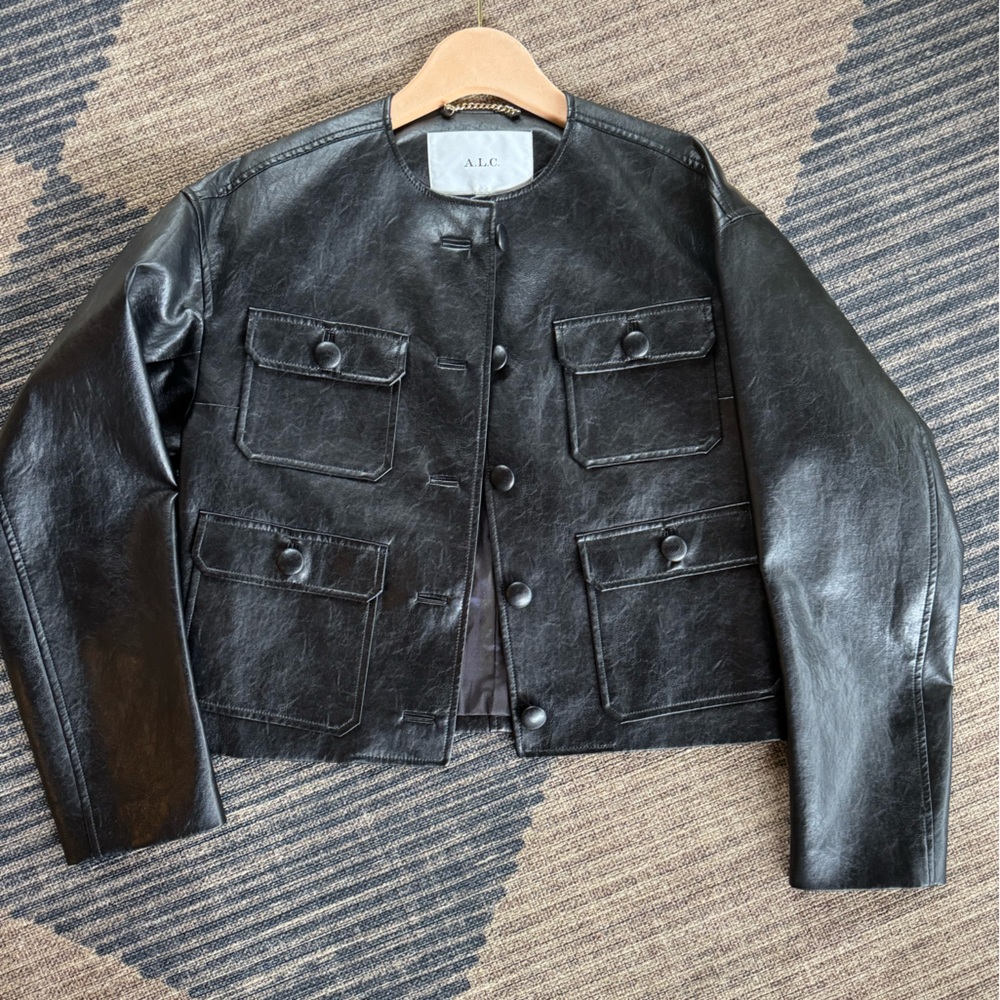 A.L.C. Faux Leather Jacket